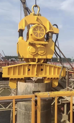Crane Lifted Type Piling Machinery Electric Vibratory Pile Driving Hammers Untuk Dijual