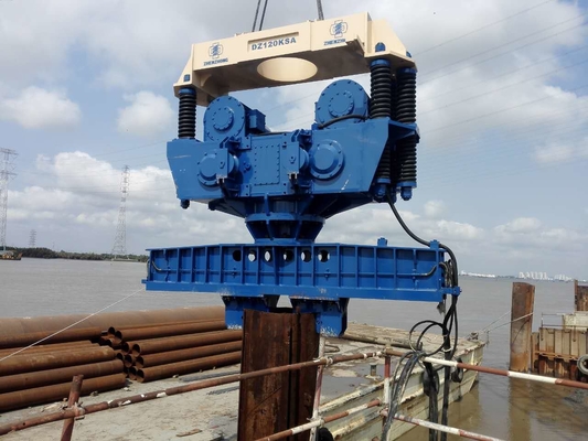 Pabrik Cina dipasang Hydraulic Piling Hammer Excavator Hydraulic Vibro Hammer Sheet Pile Untuk Crane