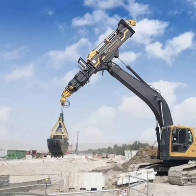 Underground Work Excavator Telescopic Boom Untuk Excavator Beroda