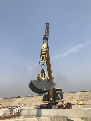 Produk populer Excavator Attachment Clamshell Telescopic Boom Arm Untuk dijual