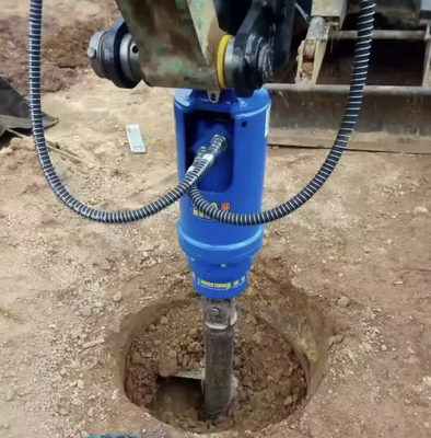 China Murah Kualitas Tinggi Post Hole Digger Auger Untuk Mini Skid Steer Loader