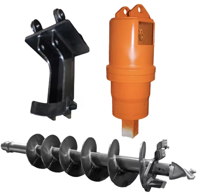 Power Earth Telescopic Handler/Skid Steer Loader Baru Mounted Augers dengan Motor Pump Gearbox Core Components for Farms