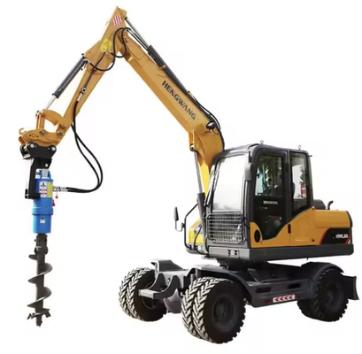Teknologi Inggris Deep Post Hole Digger Diameter 300mm Bor Hydraulic Earth Augers