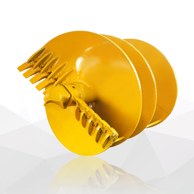 Rotary Rig Drilling Head Drilling Bucket Straight Auger Untuk Mesin Pengeboran Soilmec / Mait