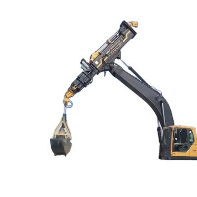 1.2m3 Kapasitas ember Clamshell Telescopic Arm direkomendasikan untuk excavator ≥36t