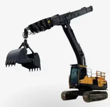 1600Kg Kapasitas Clamshell Telescopic Arm Untuk Excavator ≥36t Kinerja Tugas Berat