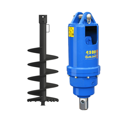 6-8 T Excavator Hydraulic Earth Digger Dengan 75mm Square Output Shaft Heavy Duty Digging