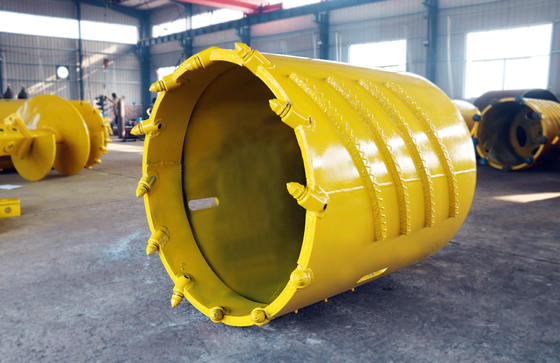 Perkakas Rotary Rig yang tahan lama untuk formasi yang menantang Bor Bit Piles Bullet Teeth Core Barrel And Drilling Bucket