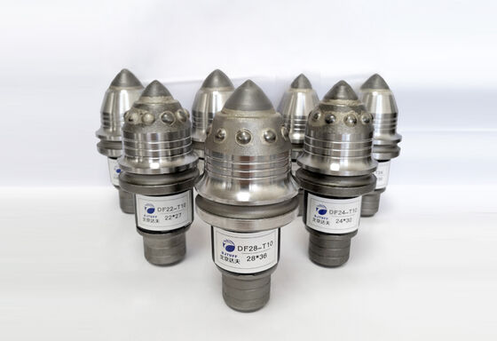 Kualitas tinggi tahan aus hemat energi Tungsten Karbida Masukkan gigi peluru untuk alat pengeboran rig