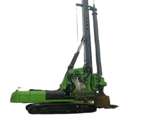165kNm 80m / Min Mesin Tumpukan Hidrolik Lubang Rotary Auger Drilling Rig 1500mm