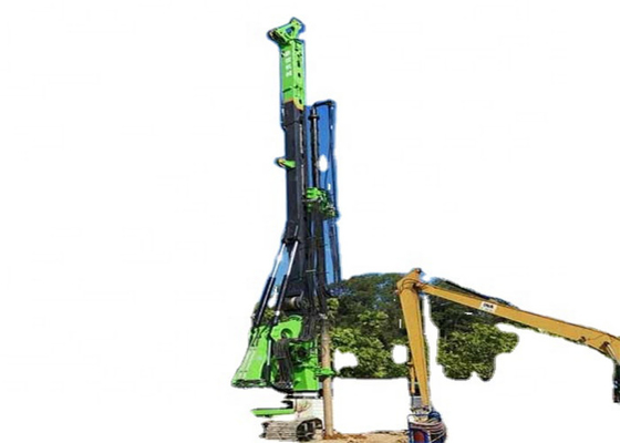 220kNm Mesin Bor Ukuran Kecil Rig Pengeboran Rotary Kedalaman 51m 20m