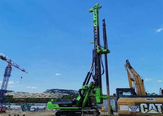 52m 1500mm Bore Pile Machine Transportasi Beban Tunggal Rig Pengeboran Hidraulik Penuh