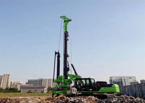 Mesin Pile Hidrolik Perkusi Besar 90kNm Crawler Crawler Pile Driver 36m