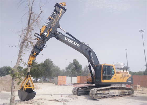 0.3m3 Excavator Boom Clamshell Telescopic Arm KM150 Ambil Excavator ISO9001