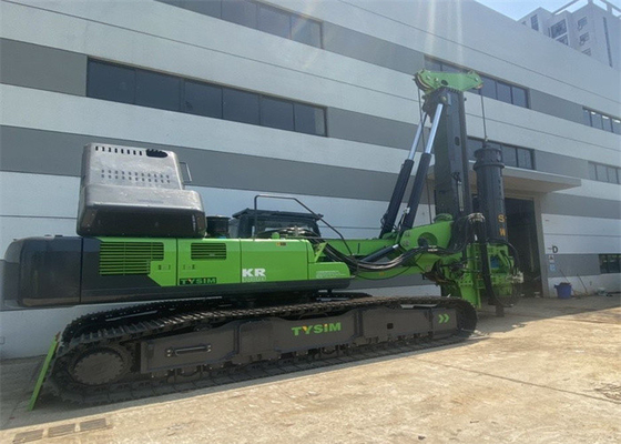 320KnM Rotating Head Drilling Rig 34.3mpa Mesin Bor Hidrolik Crawler