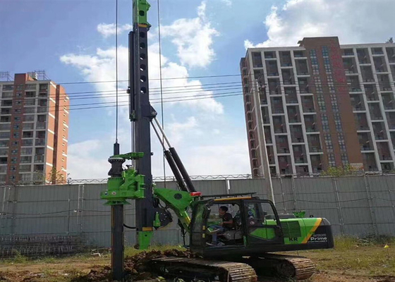 140KN Helical Pile Driver Hidrolik Multifungsi Excavator Bore Drilling Machine