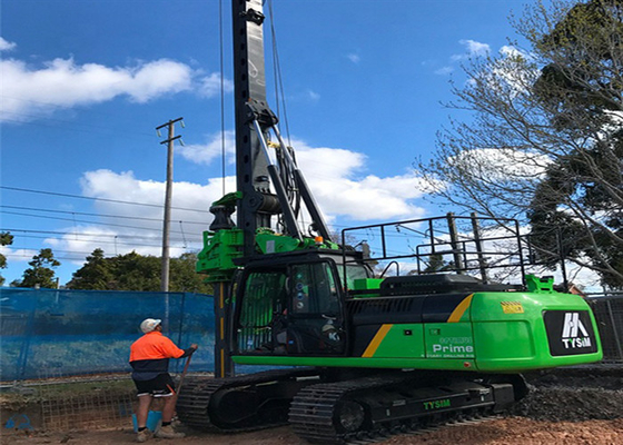 600mm Mesin Bor Perayap Hidrolik Multifungsi Excavator Mounted Vibratory Pile Driver
