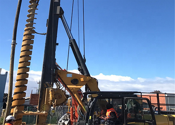 Rig Pengeboran Multifungsi 17m KR150M Hidrolik Rotary 400KN Bored Pile Drilling Rig