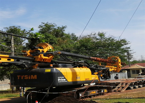 35t 2.8km/H CFA Piling Machine Mesin Penggerak Pile Hidrolik 78m/Min