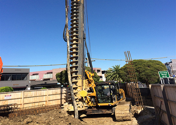 60m/Min Multifungsi Rig Pengeboran Mesin Crawler Rotary Pile Drilling Rig 34.3MPa