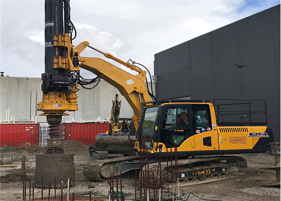 Mesin Bor Perayap Hidrolik 20m 1100mm 50KNm yang tahan lama, Rotary Piling Rig