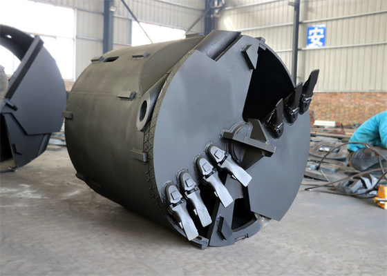 Piling Rig Mini Excavator Rock Bucket Drilling Machine Pengeboran Bucket OEM