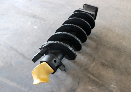Pengeboran Batu CFA Continuous Flight Auger Bit Forpile Foundation Drilling Machine Bauma
