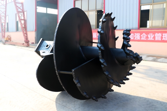 Eksplorasi Pilling 450mm 3000mm Drilling Rig Alat Konstruksi Earth Auger Drill Bit