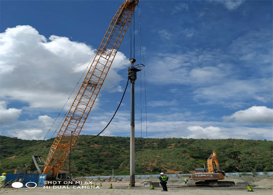 150kw Pakan Bawah Hidrolik Listrik Kolom Batu Vibroflot Pemadatan Vibroflotasi
