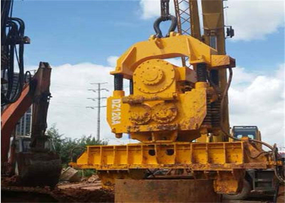 Konstruksi 120kW Electric Vibro Hammer Sheet Pile Hidrolik Vibro Pile Hammer 10.5mm