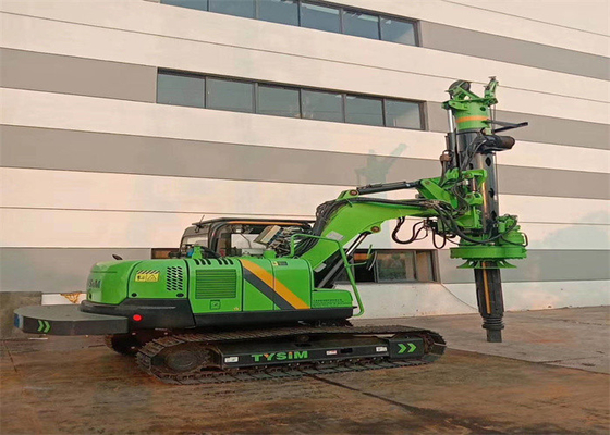 50kNm 34.3mpa Pile Driver Attachment Peralatan Konstruksi Sipil Mesin Bor Sumur Hidrolik